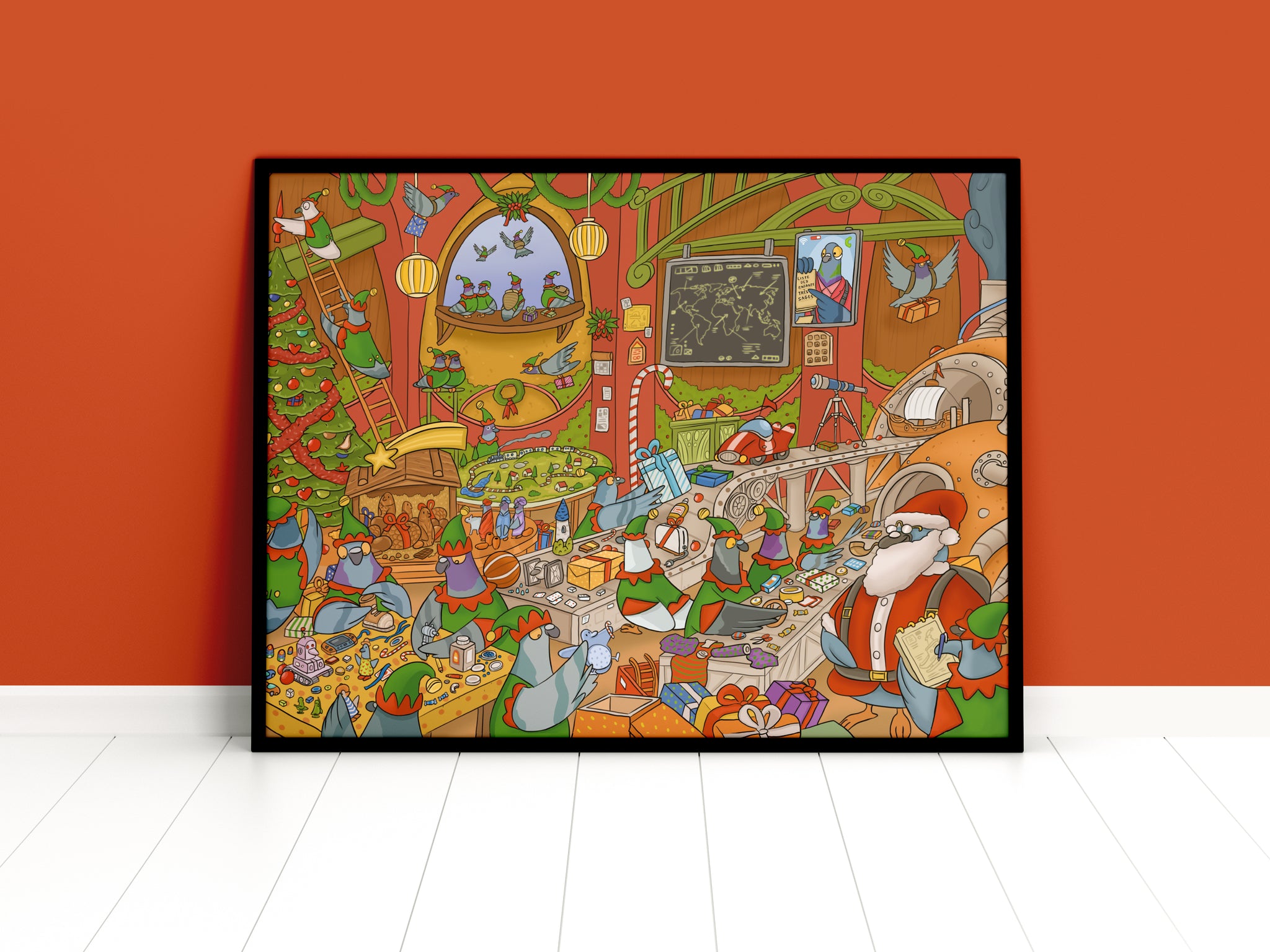 Puzzle 1000 pièces - L'atelier du Père Noël